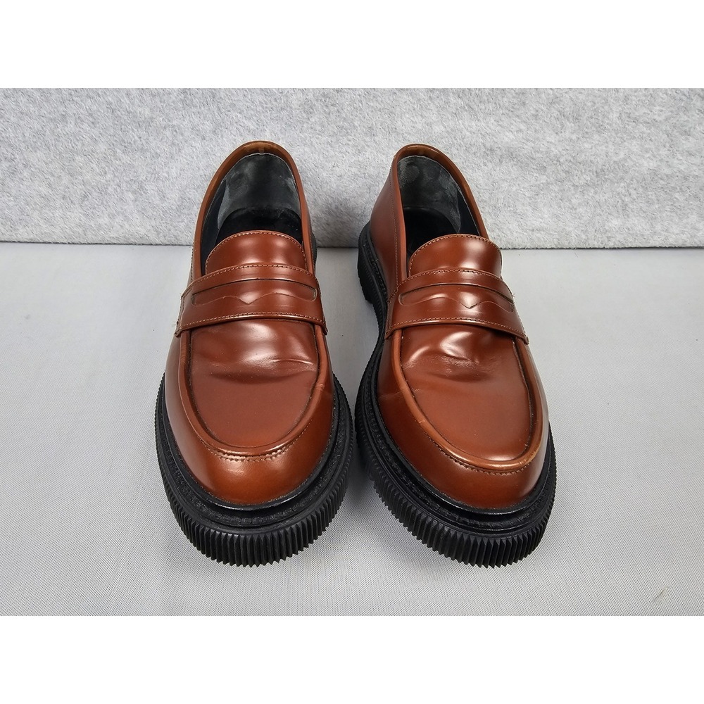 ADIEU PARIS Type 159 Gold Brown Chunky Sole Loafers Mens Sz 43/US10